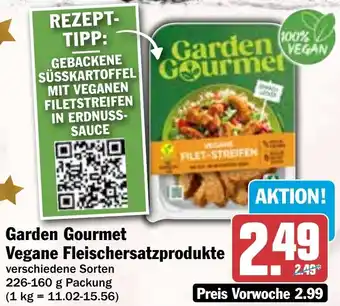 HIT Garden Gourmet Vegane Fleischersatzprodukte Angebot