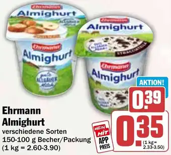 HIT Ehrmann Almighurt Angebot