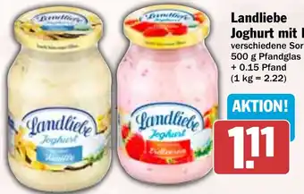 HIT Landliebe Joghurt mit Früchten Angebot