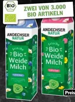 HIT Andechser Natur längerfrische Bio-Milch Angebot