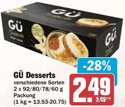 HIT GÜ Desserts Angebot