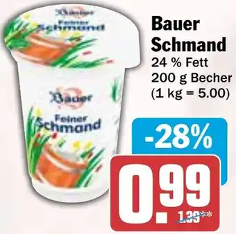 HIT Bauer Schmand Angebot