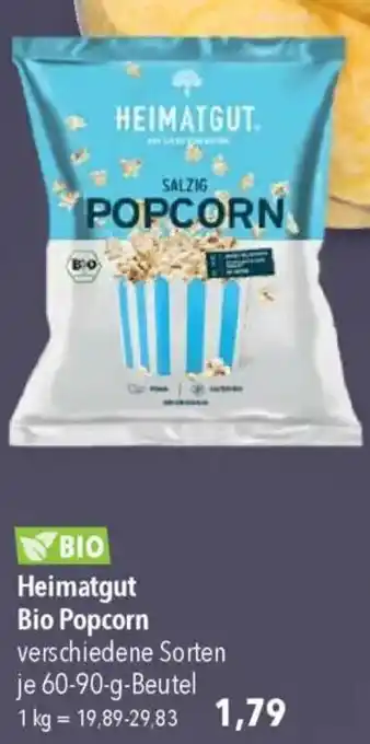 CITTI Markt Heimatgut Bio Popcorn Angebot