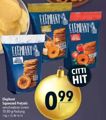CITTI Markt Elephant Squeezed Pretzels Angebot