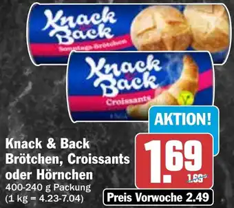 HIT Knack & Back Brötchen, Croissants oder Hörnchen Angebot