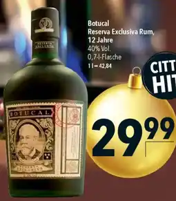 CITTI Markt Botucal Reserva Exclusiva Rum, 12 Jahre Angebot