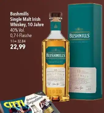 CITTI Markt Bushmills Single Malt Irish Whiskey, 10 Jahre Angebot