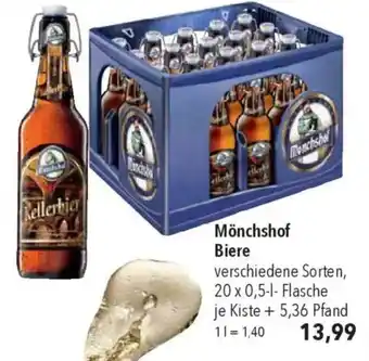 CITTI Markt Mönchshof Biere Angebot