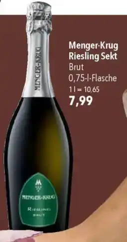CITTI Markt Menger-Krug Riesling Sekt Brut Angebot