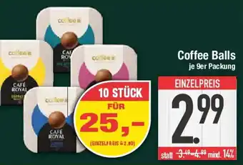 E-Center Coffee Balls je 9er Packung Angebot