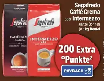E-Center Segafredo Caffè Crema oder Intermezzo Angebot