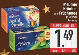 E-Center Meẞmer Kräuter- oder Früchtetee je 20-25er Packung Angebot