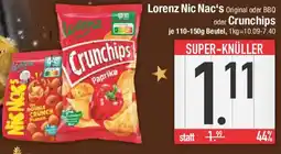 E-Center Lorenz Nic Nac's Original oder BBQ oder Crunchips Angebot