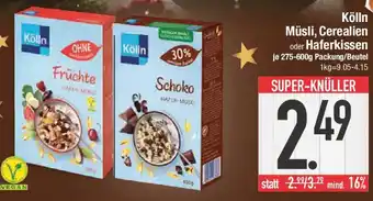 E-Center Kölln Müsli, Cerealien oder Haferkissen Angebot