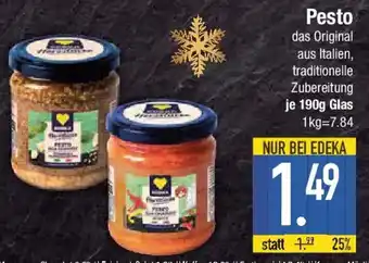 E-Center EDEKA Herzstücke Pesto Angebot