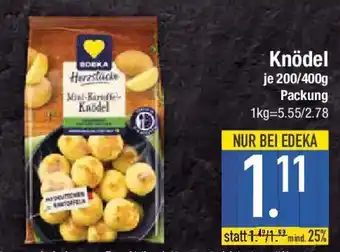 E-Center EDEKA Herzstacke Knödel Angebot