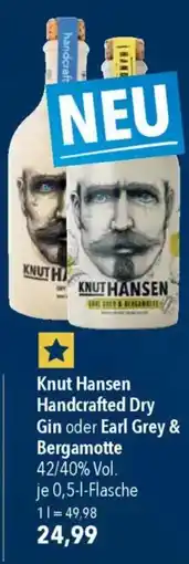 CITTI Markt Knut Hansen Handcrafted Dry Gin oder Earl Grey & Bergamotte Angebot