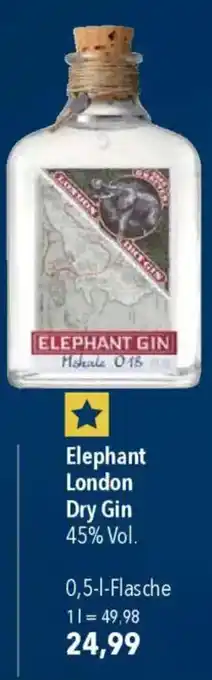CITTI Markt Elephant London Dry Gin Angebot