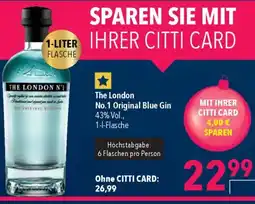 CITTI Markt The London No.1 Original Blue Gin Angebot