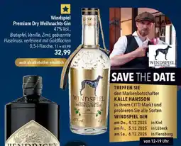 CITTI Markt Windspiel Premium Dry Weihnachts-Gin Angebot
