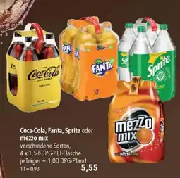 CITTI Markt Coca-Cola, Fanta, Sprite oder mezzo mix Angebot
