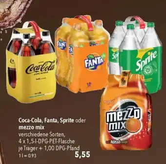 CITTI Markt Coca-Cola, Fanta, Sprite oder mezzo mix Angebot