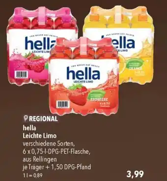 CITTI Markt hella Leichte Limo Angebot