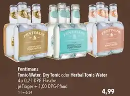 CITTI Markt Fentimans Tonic-Water, Dry Tonic oder Herbal Tonic-Water Angebot