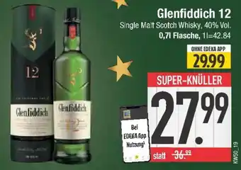 E-Center Glenfiddich 12 Single Malt Scotch Whisky Angebot