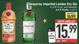 E-Center Tanqueray imported London Dry Gin Angebot