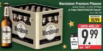 E-Center Warsteiner Premium Pilsener Angebot