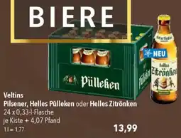 CITTI Markt Veltins Pilsener, Helles Pülleken oder Helles Zitronken Angebot