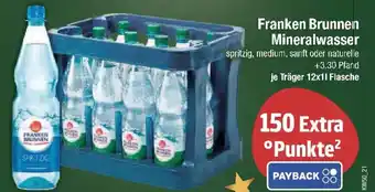 E-Center Franken Brunnen Mineralwasser Angebot