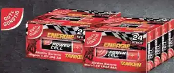 E-Center GUT&GUNSTIG Alkaline Batterien AA oder Micro AAA Angebot