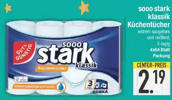 E-Center GUT&GUNSTIG sooo stark klassik Küchentücher Angebot