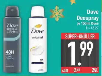 E-Center Dove Deospray Angebot