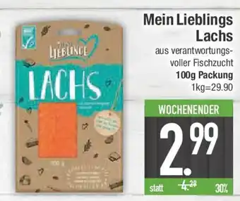 E-Center Mein Lieblings Lachs Angebot