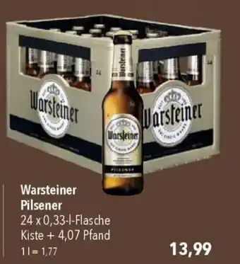 CITTI Markt Warsteiner Pilsener Angebot