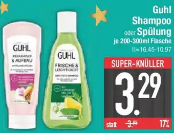 E-Center Guhl Shampoo oder Spülung Angebot