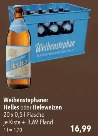 CITTI Markt Weihenstephaner Helles oder Hefeweizen Angebot