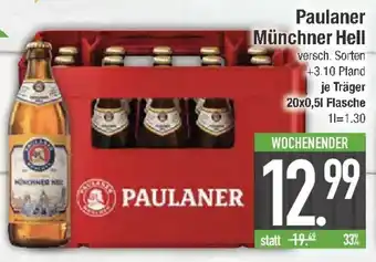 E-Center Paulaner Münchner Hell Angebot