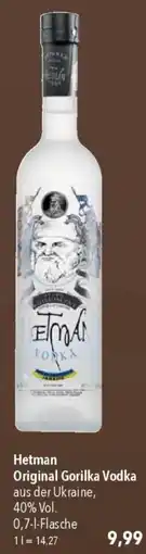 CITTI Markt Hetman Original Gorilka Vodka Angebot