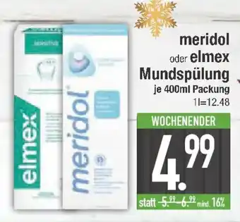 E-Center meridol oder elmex Mundspülung Angebot