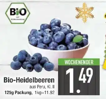 E-Center Bio Heidelbeeren Angebot