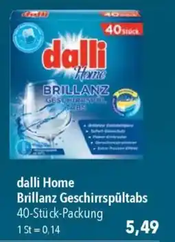 CITTI Markt dalli Home Brillanz Geschirrspültabs Angebot