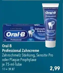 CITTI Markt Oral-B Professional Zahncreme Angebot