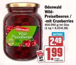 HIT Odenwald Wild Preiselbeeren mit Cranberries Angebot