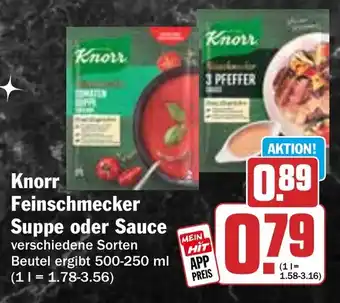 HIT Knorr Feinschmecker Suppe oder Sauce Angebot