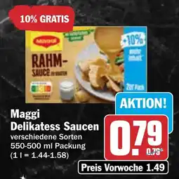 HIT Maggi Delikatess Saucen Angebot
