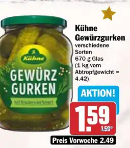 HIT Kühne Gewürzgurken Angebot